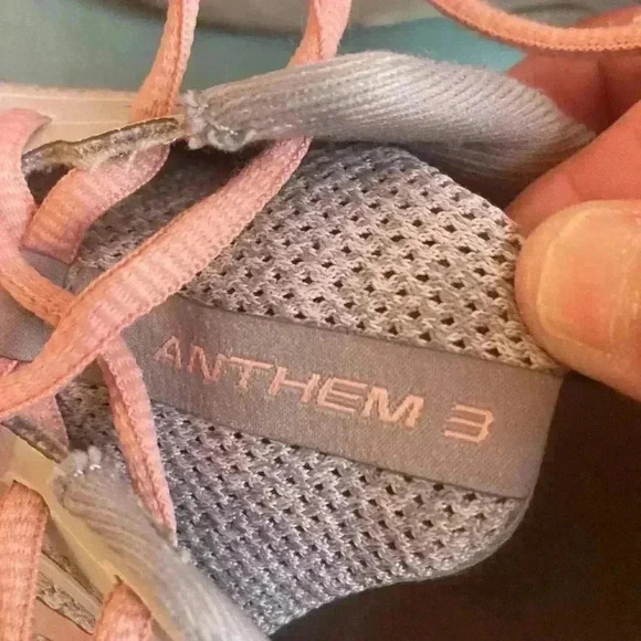 Brooks Anthem 3 Running Sneaker Women's Size 8.5 Gray Pink Peach Coral - Picture 10 of 12